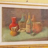 Oil painting on canvas Still life Spartaco Piancastelli 50x70 year