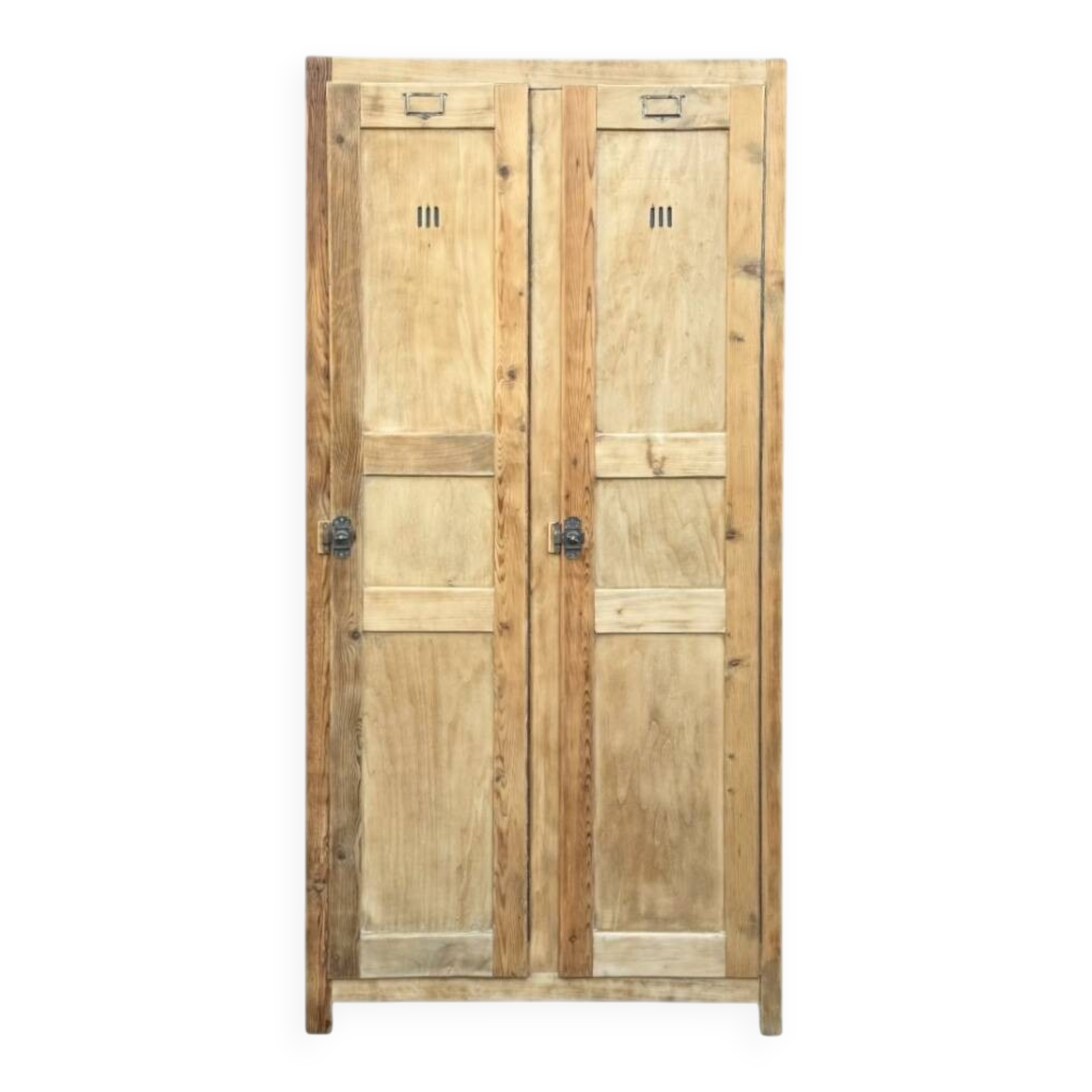 Vintage wooden wardrobe from 1940.