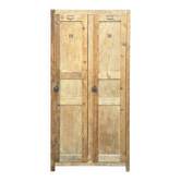 Vintage wooden wardrobe from 1940.