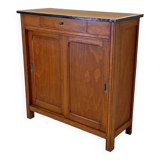 Parisian sideboard with vintage sliding doors 50's