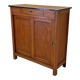 Parisian sideboard with vintage sliding doors 50's