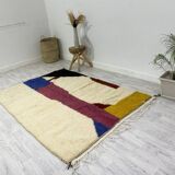 Handmade Moroccan Berber carpet 223 x 154 CM