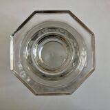 Cut crystal decanter with flat ribs, 1960