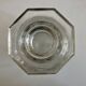 Cut crystal decanter with flat ribs, 1960