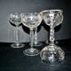 SAINT-LOUIS Balloon Wine Glass ROEMER in cut crystal star 1930 H15.3cm