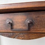 Table de ferme bureau noyer XIXème