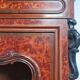 Library from the Napoleonic III era in thuya burl.