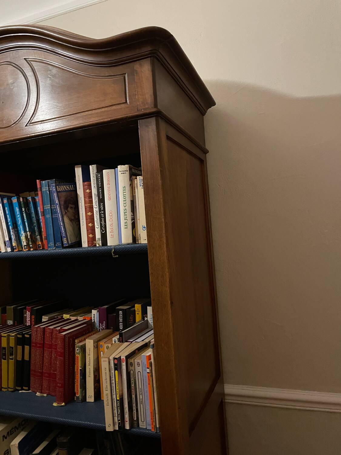 Wooden bookcase
