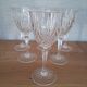 6 crystal white wine glasses from Arques, Sofia model.