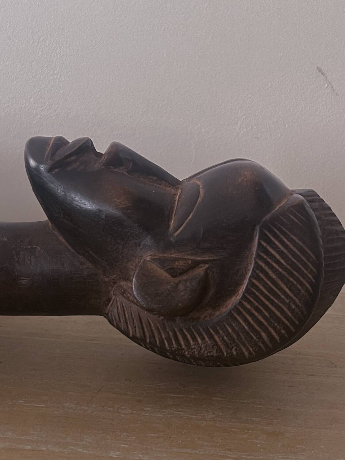 Large wooden Awale Baoule game (Burkina Faso)