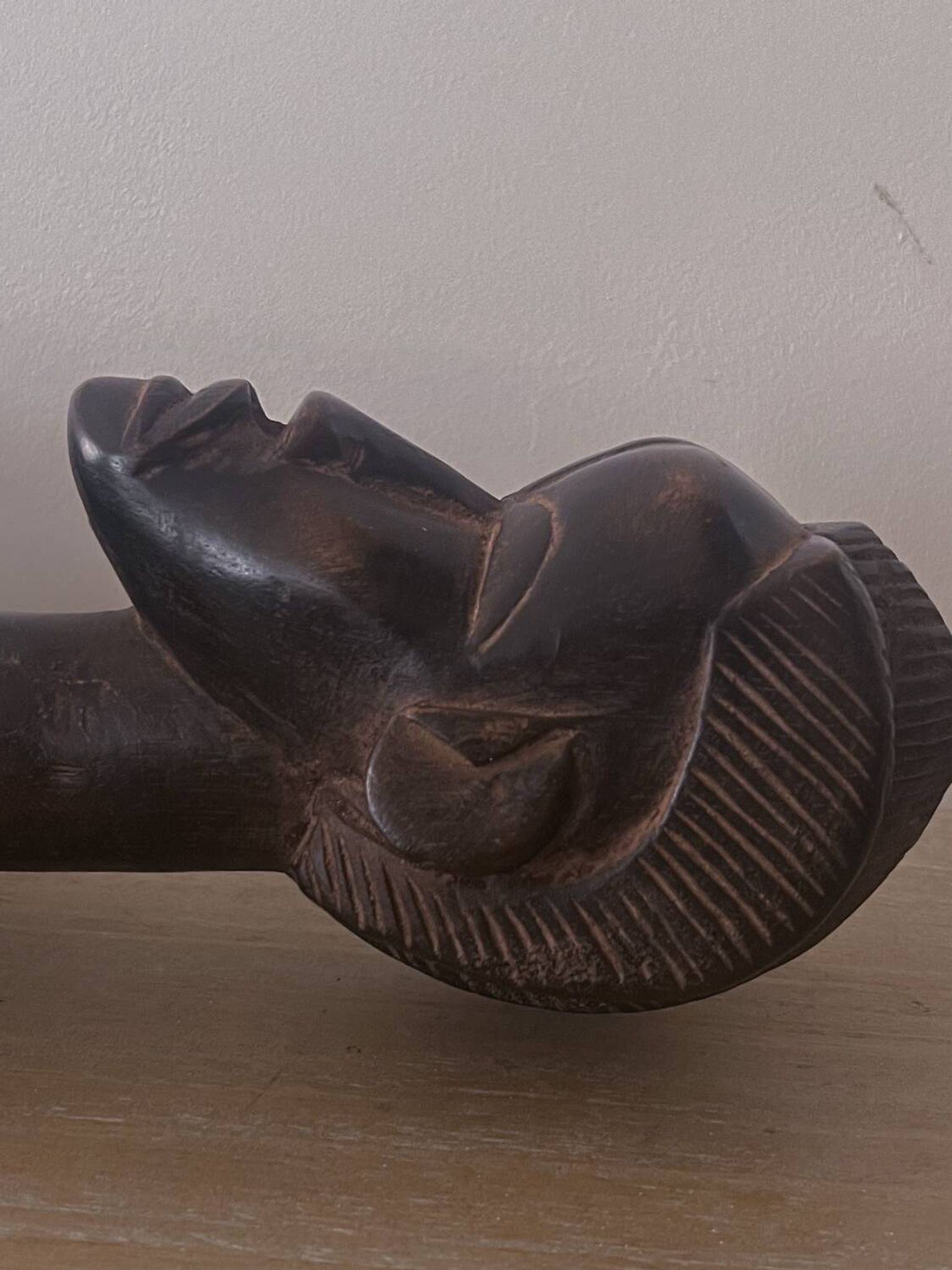 Large wooden Awale Baoule game (Burkina Faso)