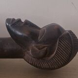 Large wooden Awale Baoule game (Burkina Faso)