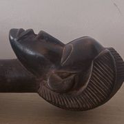 Large wooden Awale Baoule game (Burkina Faso)