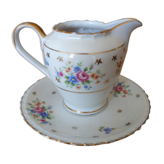 Bougie parfumée porcelaine de Limoges coupelle crémier