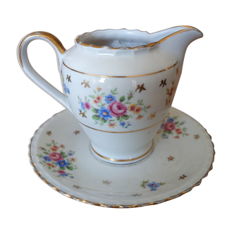 Scented candle Limoges porcelain creamer cup
