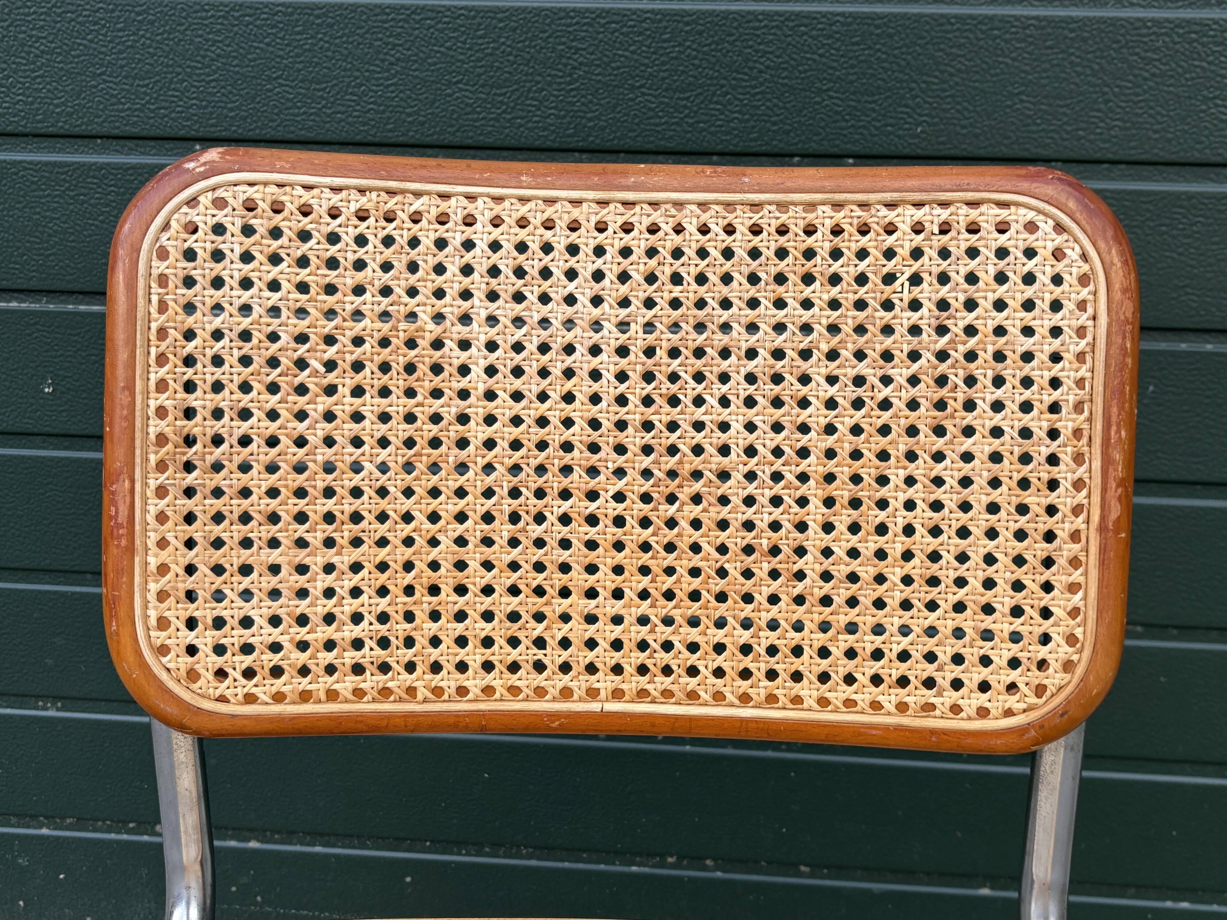 Vintage Cesca design chair b32 chrome model