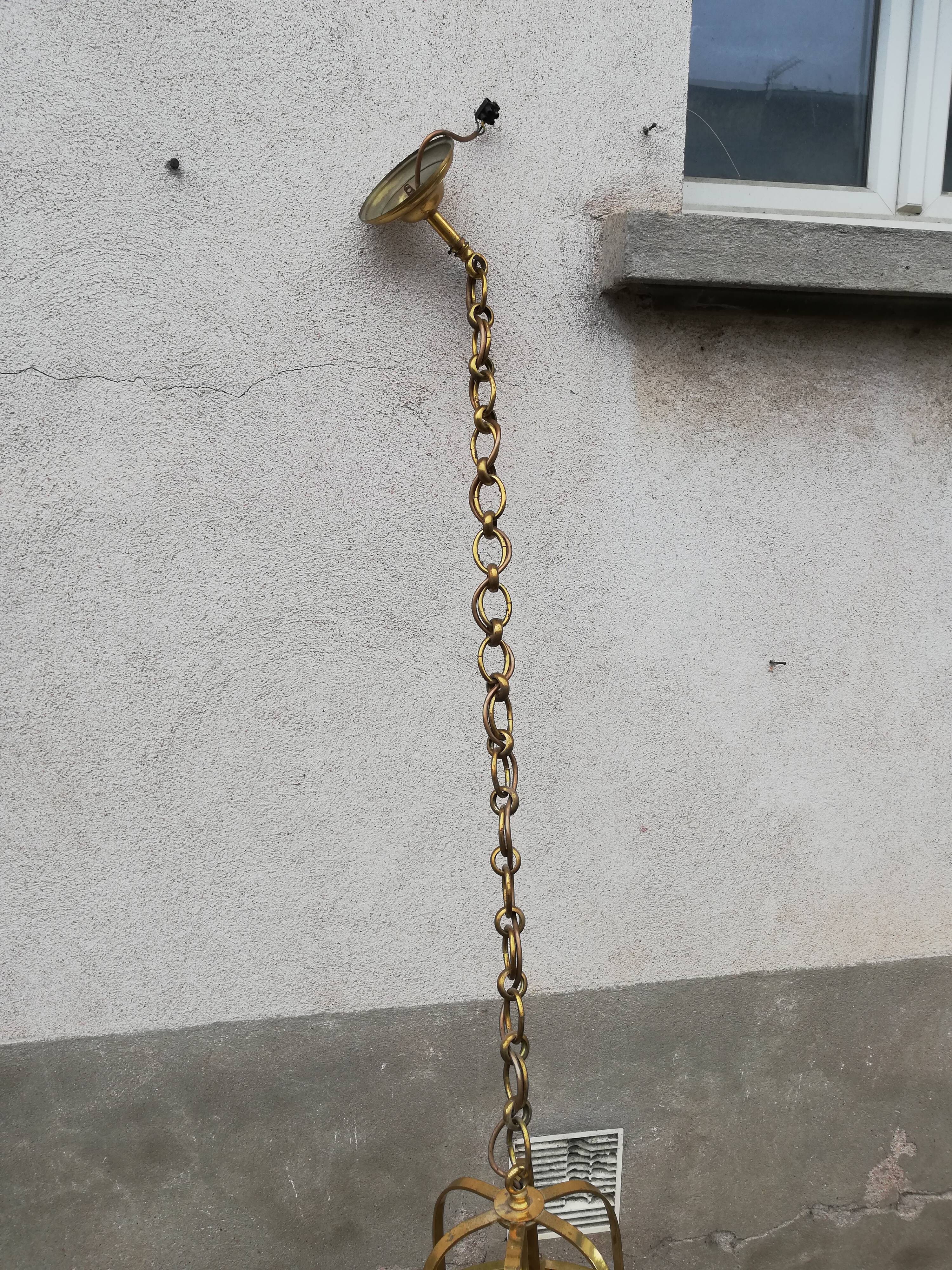 Vintage brass lantern