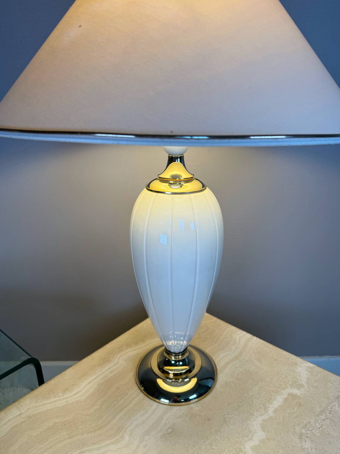 Large Trocadéro lamp by Schuytener 80s