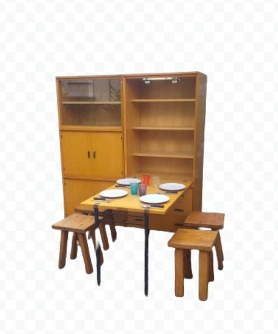 Living room storage furniture dining room table