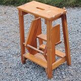 Escabeau en bois pliant 3 marches