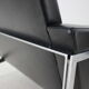 1960s Pair of Steel and Leather Armchairs by Lübke, Germany