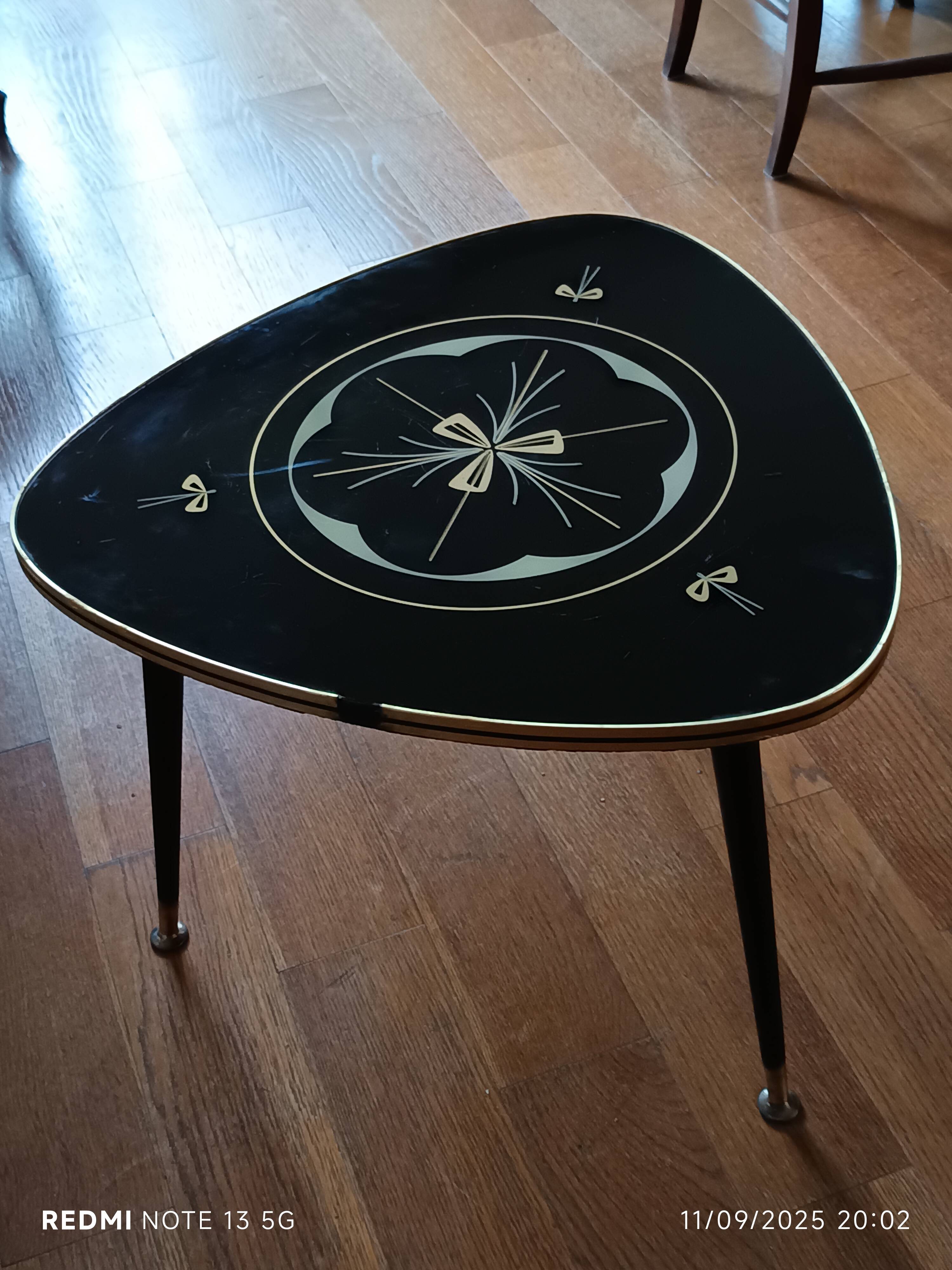 Tripod coffee table, 1960s
