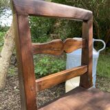 Old wooden children's chair
