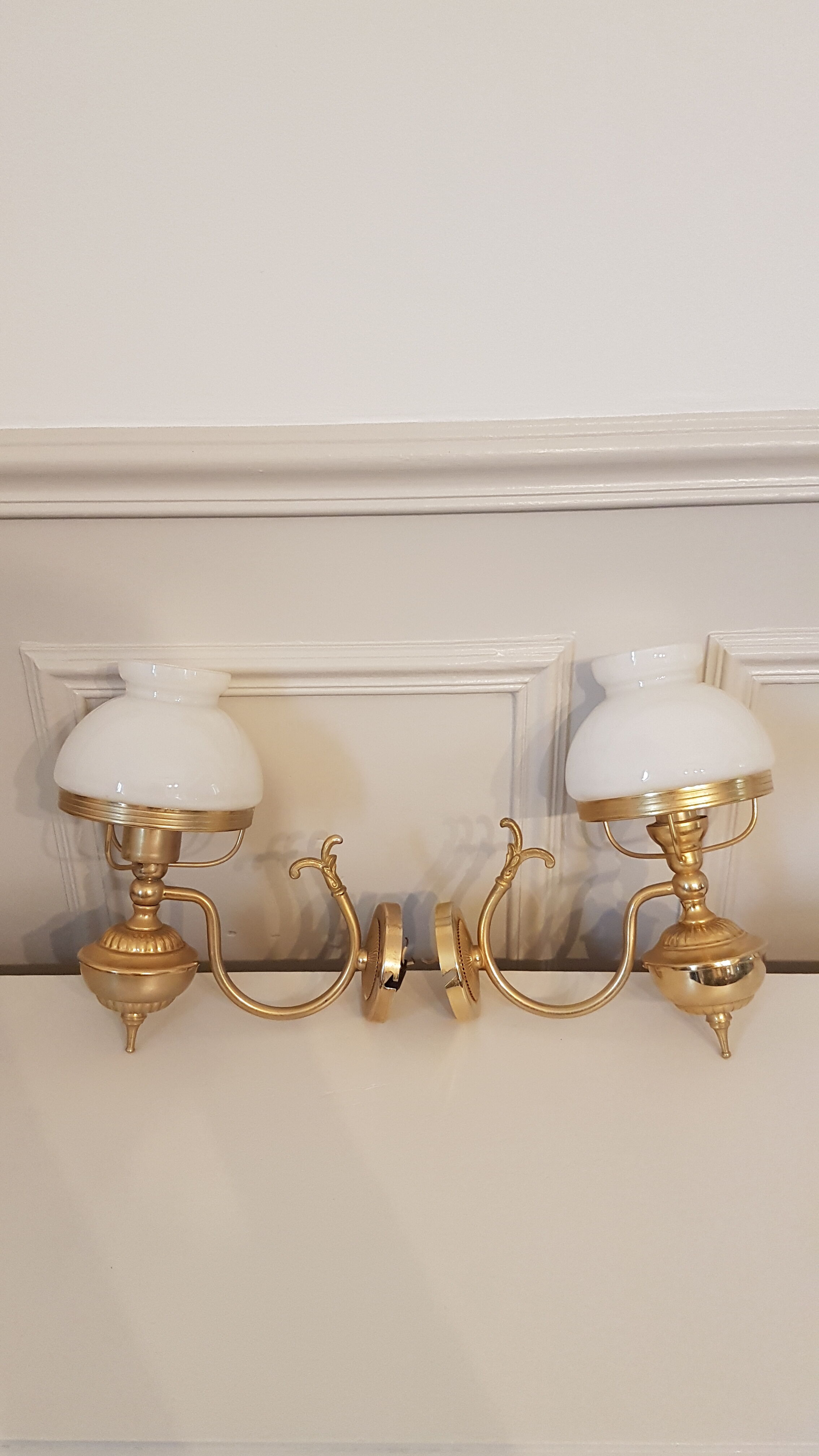 Pair of wall sconces