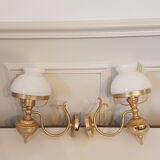 Pair of wall sconces