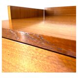 Vintage rosewood desk, MIM Roma, Italy 1970s