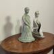 Glazed stoneware sculpture "The Guardians of Hearts"