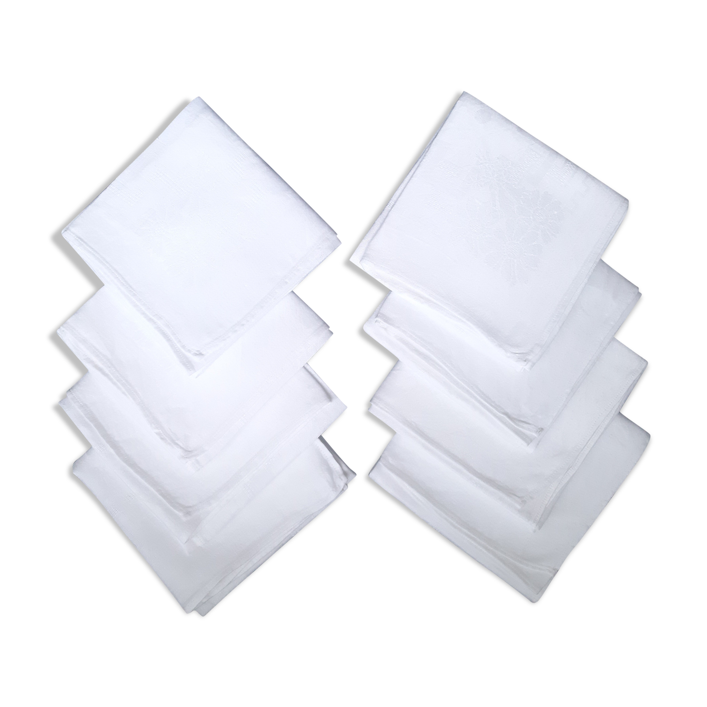 Antique towels/ 8 damask towels