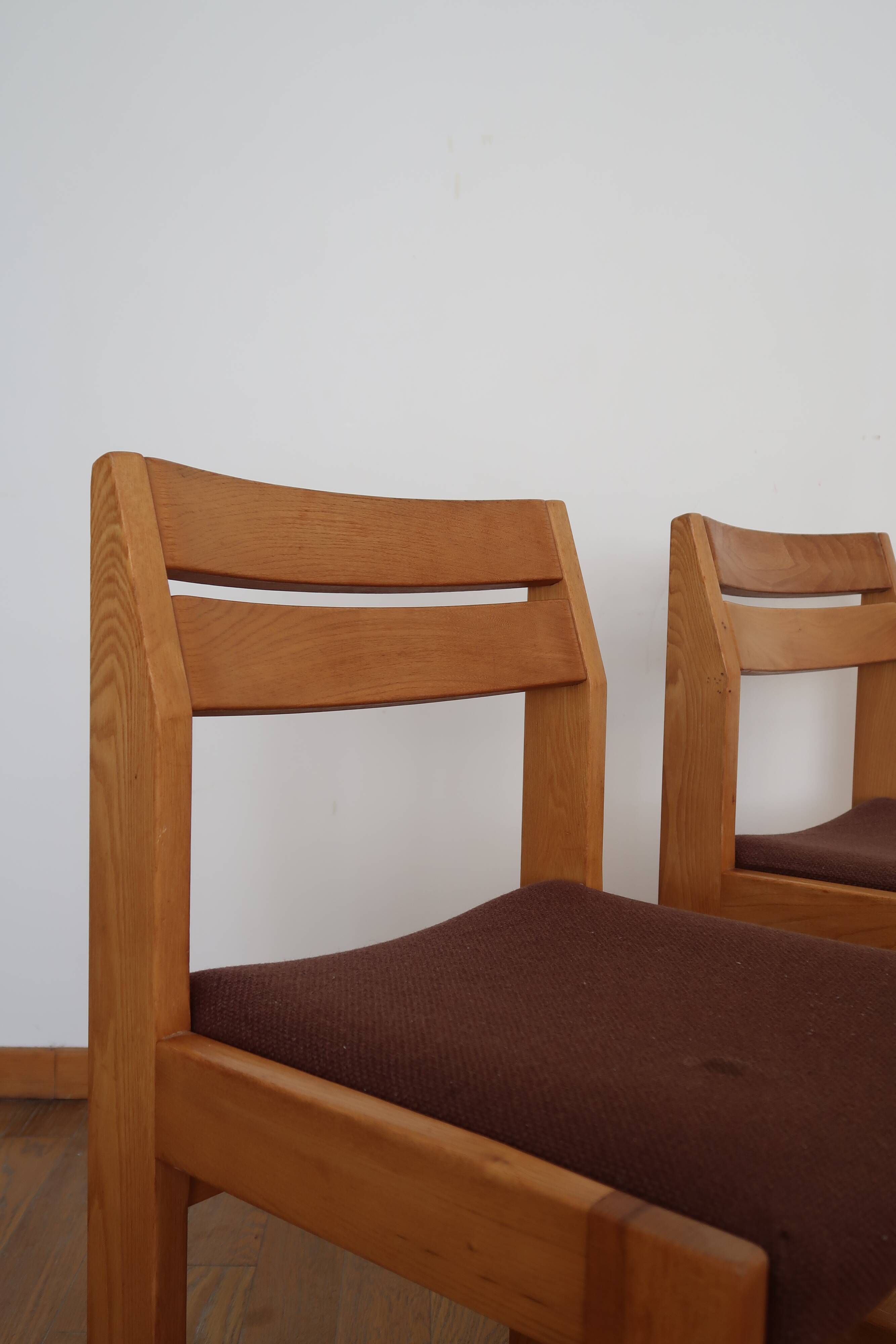 Pair of chairs sleigh Maison Regain