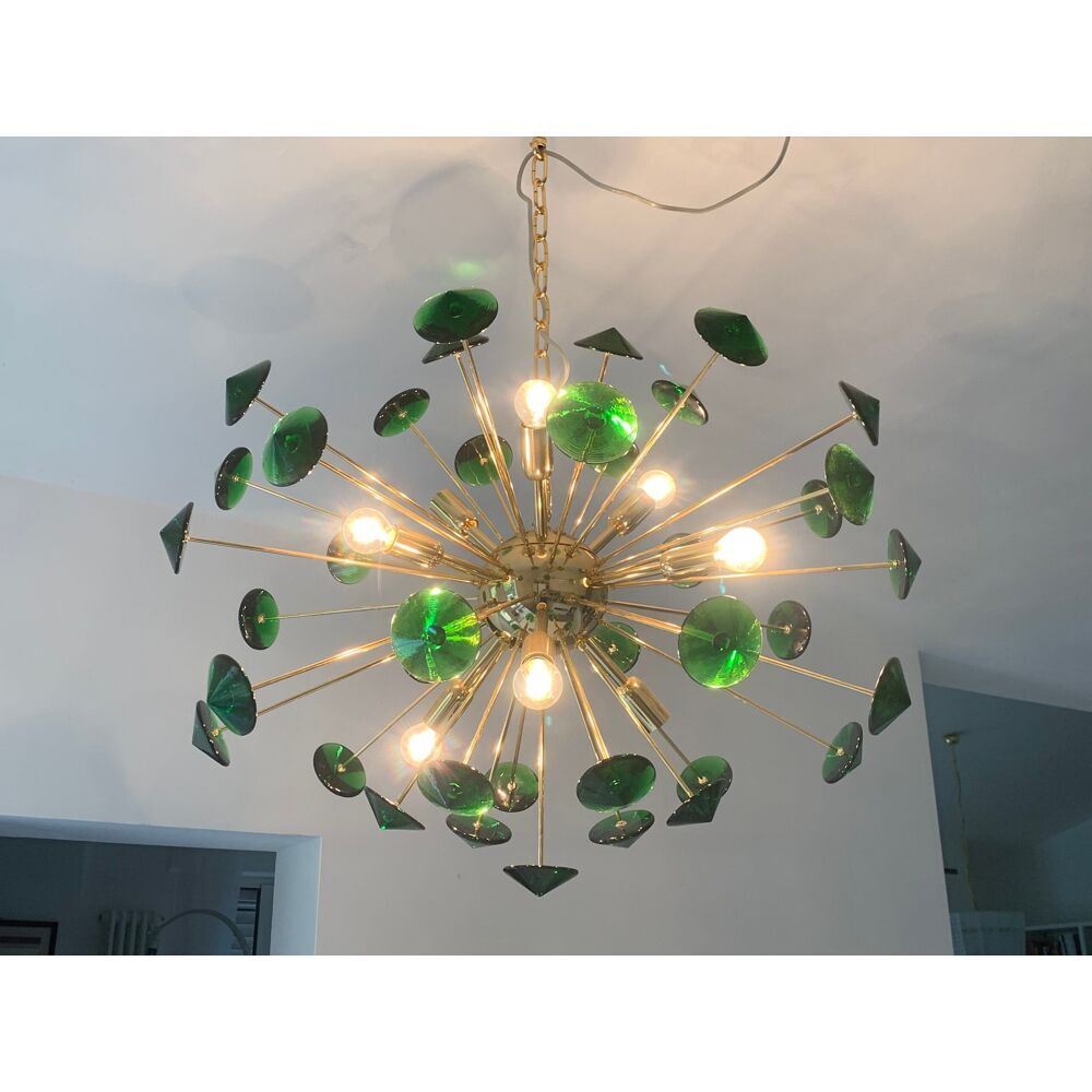 Murano glass Coni chandelier