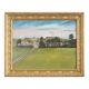 Peinture « The Farm », design scandinave, années 1970