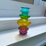 Multicolored vase