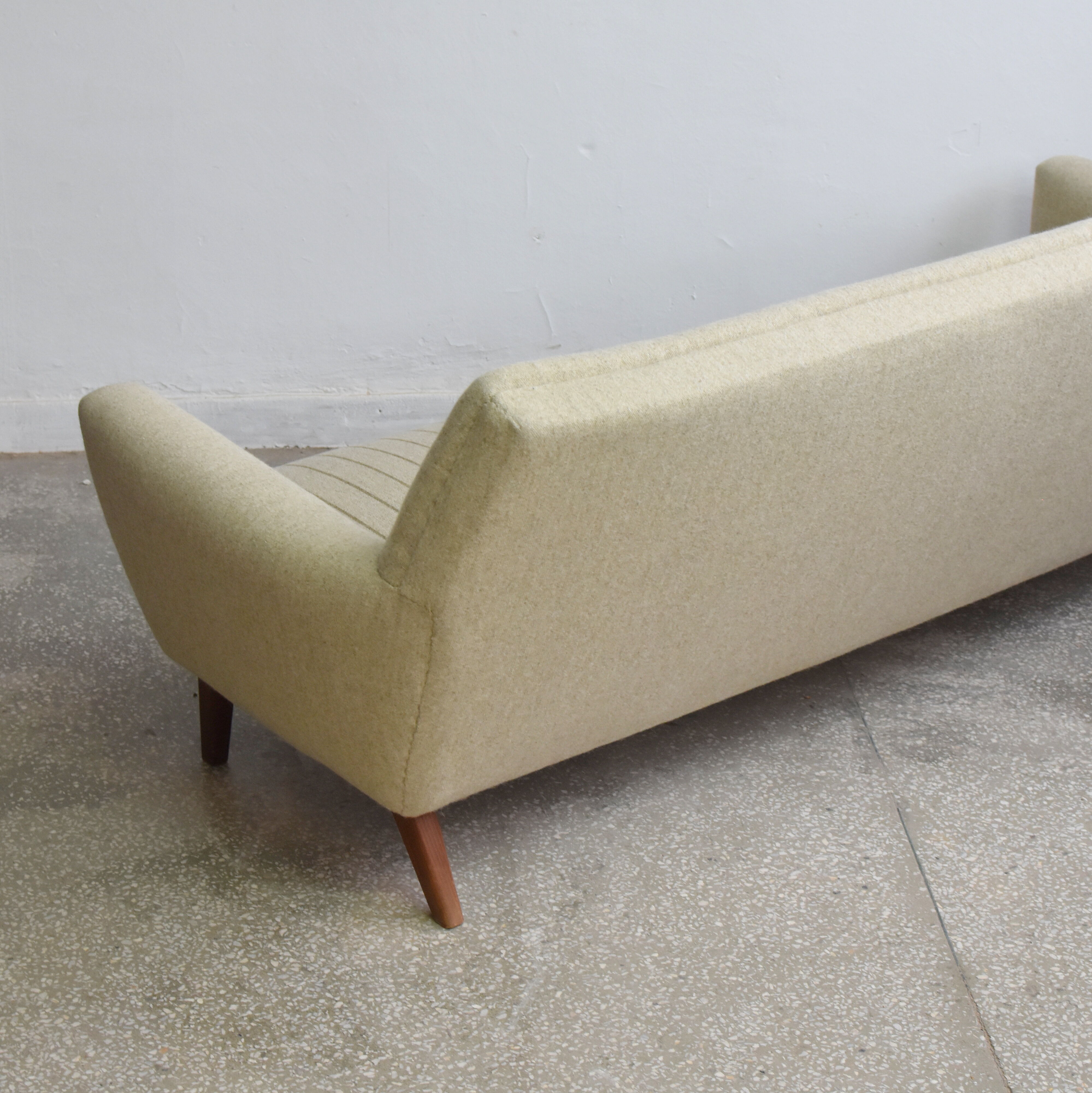 Mid century wool sofa