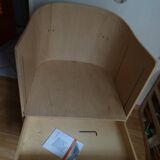 Scalable changing table that can be transformed into a desk