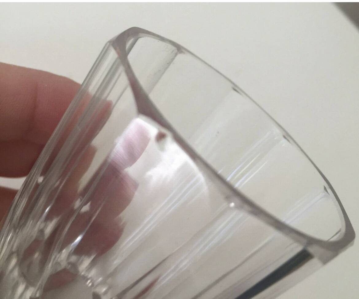 Ensemble de 6 verres à liqueur shooter à facettes