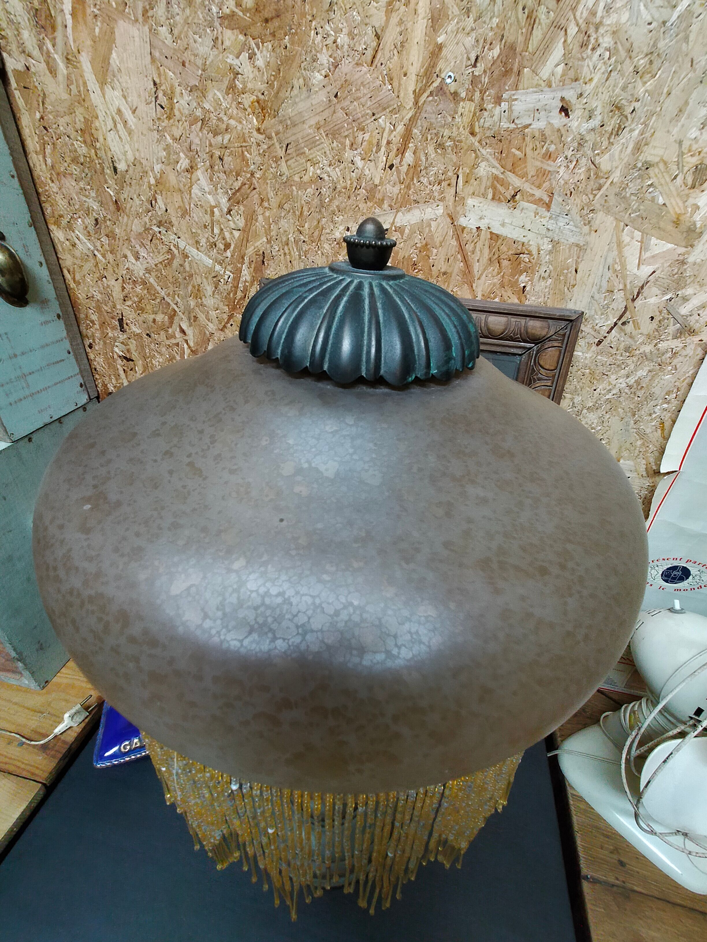 Table lamp, mushroom style, art-nouveau period