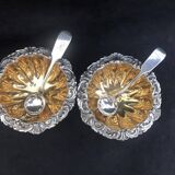 Salière et poivrier antique Anglais