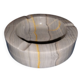 Grey marble ashtray