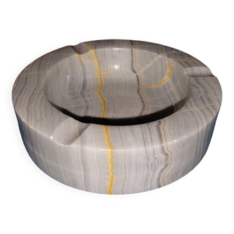 Grey marble ashtray