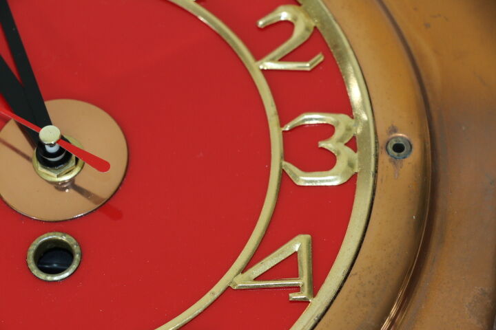 Copper wall clock 1960