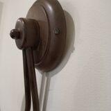 Pair of matte metal wall lights
