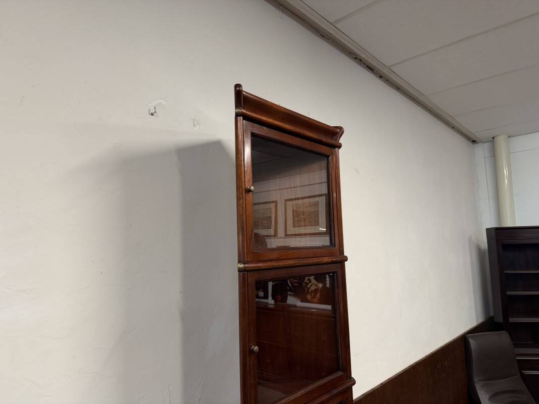 Original Globe Wernicke corner cabinet