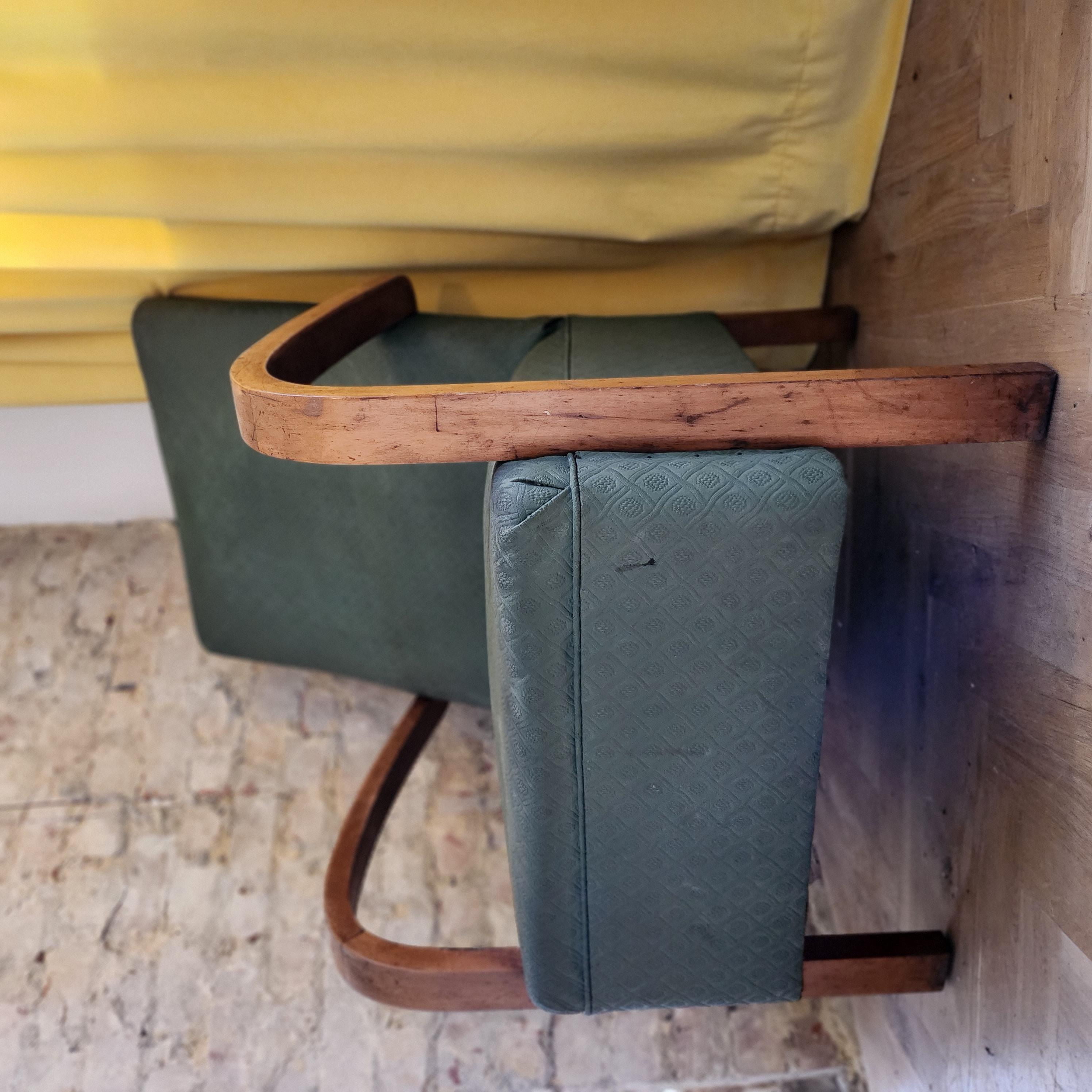 Fauteuil en bois courbé