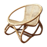 Wicker and rattan child armchair 50