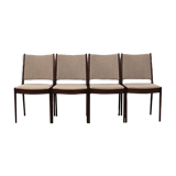 Set of four teak chairs by Johannes Andersen 1970
