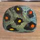 Square shallow dish Vallauris Fat Lava glaze sea foam vintage 1960s